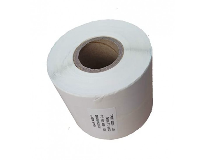 THERMAL BARCODE STICKER ROLL 50MM X 38MM (2500 LABEL)